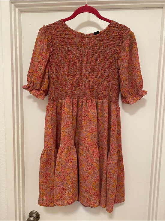 wild fable Dresses & Skirts - Dress Floral Puffed Sleeves